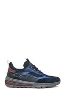 Geox Men's Navy Spherica Active Lace-Up Sneakers | Derimod
