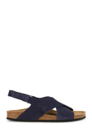
Geox Women Navy Blue Nubuck Leather Slippers
 | Derimod
