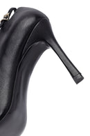 Woman Black Stiletto Heels Leather Stiletto | Derimod