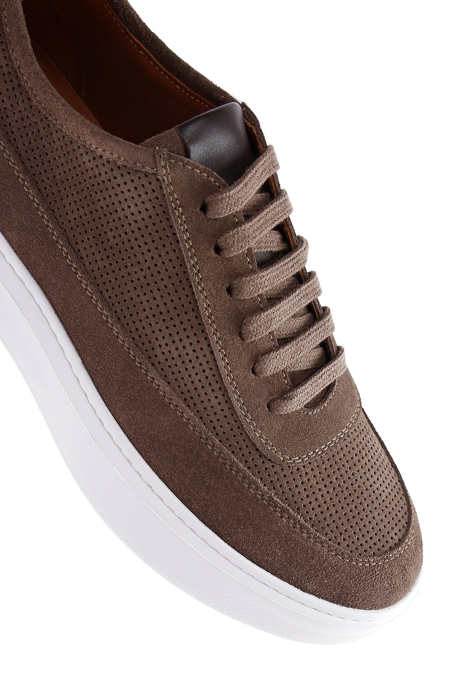 Male Mink Lace-up Suede Leather Sneaker