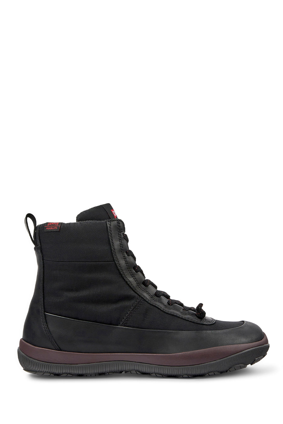 Camper Women's Black Peu Pista Gm Leather Detailed Boots K400650 | Derimod