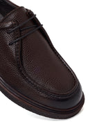 Male Brown Lace-up Leather Casual Shoes | Derimod