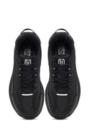 Derimod Studio Men's Black Lace-Up Thick-Soled Sneaker | Derimod