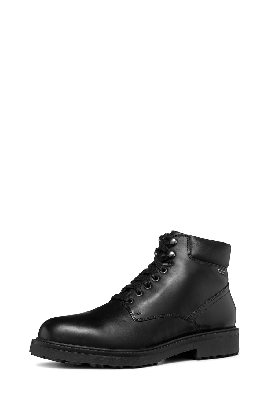 Geox Men's Black Lagorai + Grip Abx Laced Waterproof Leather Casual Boots