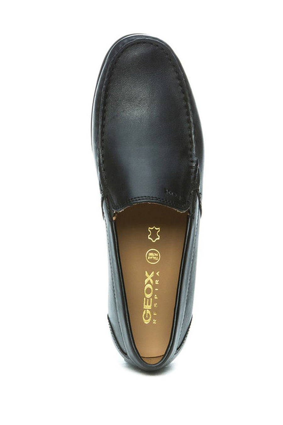 Geox Men's Black Siron W Leather Casual Loafer
