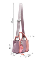 Woman Pink Long Strap Accessory Fabric Shoulder Bag | Derimod