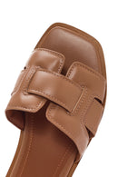 Women's Tan Slippers | Derimod