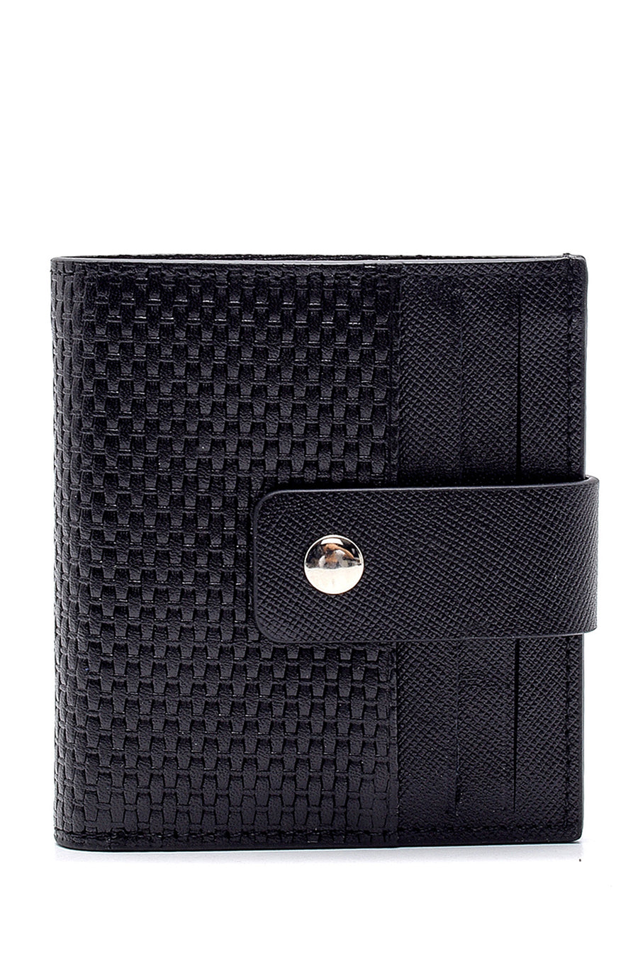 Men's Black Leather Wallet 000A2D310826 | Derimod