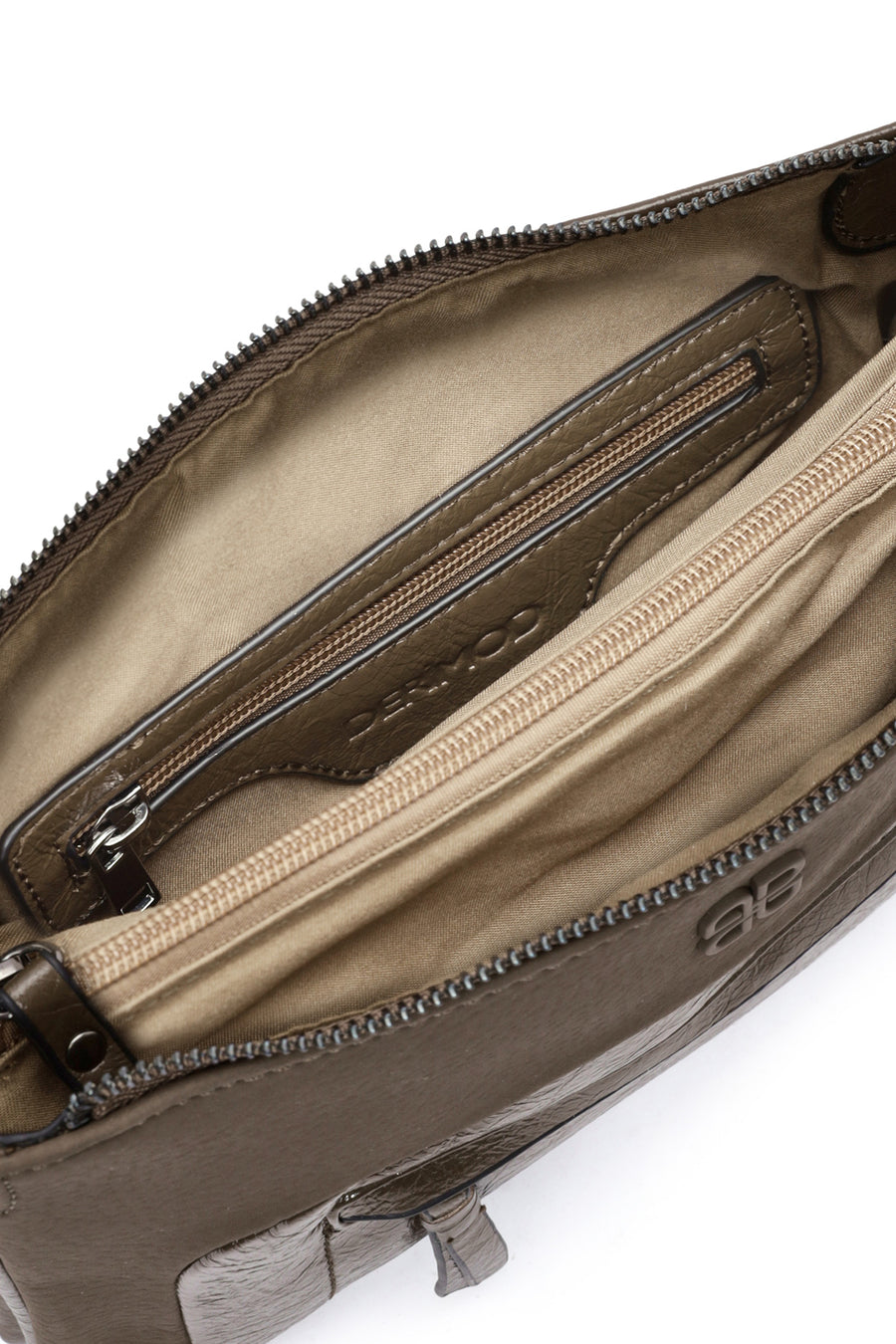 Women's Khaki Long Strap Crossbody Bag