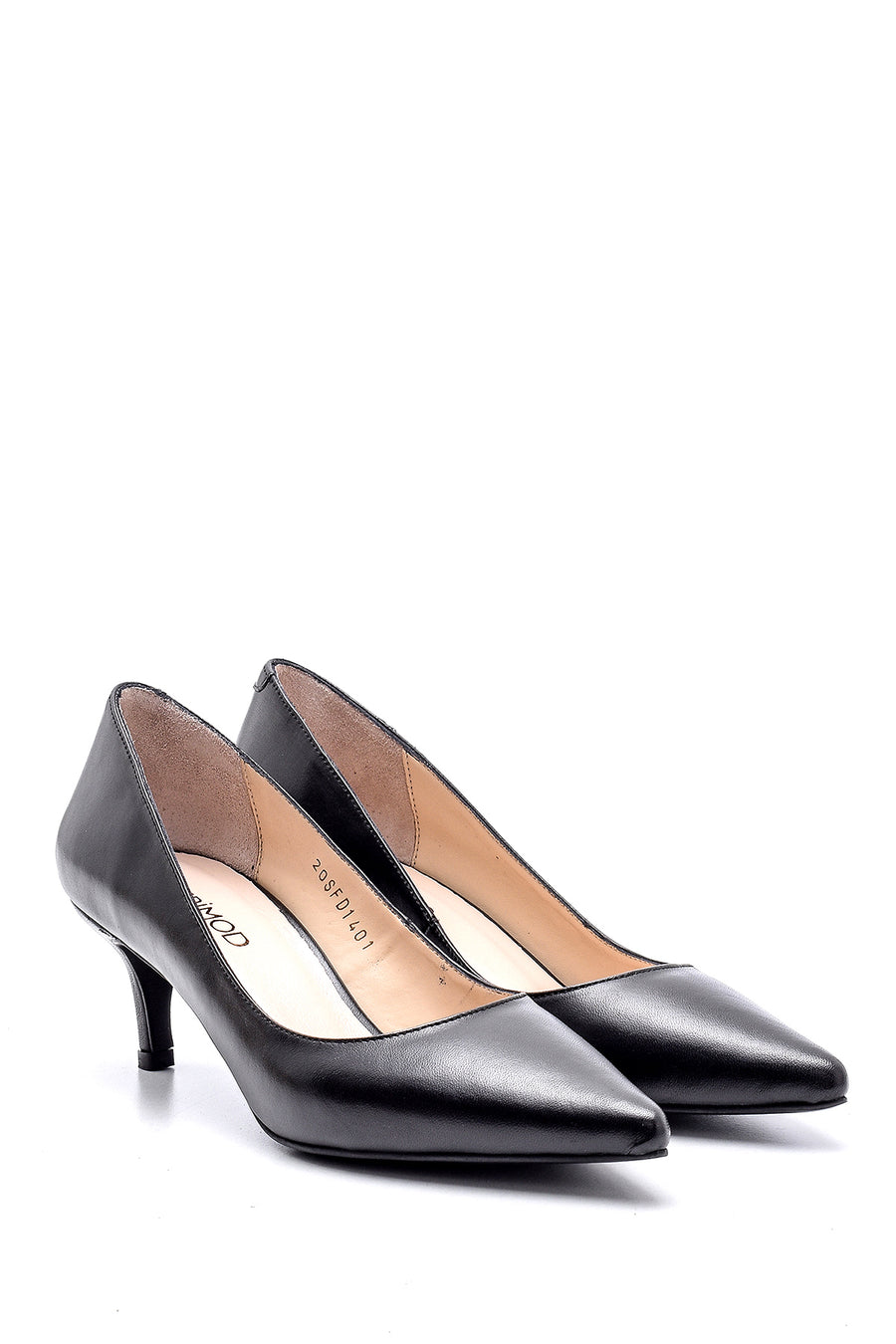 Women's Leather Heeled Shoes