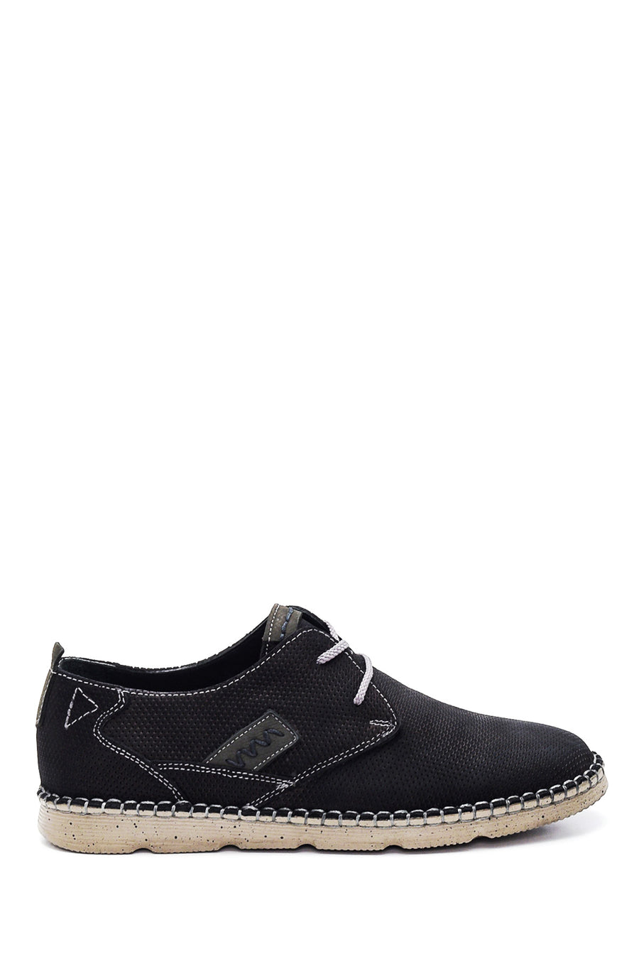 Men's Black Nubuck Leather Shoes 22SFD6192V3 | Derimod