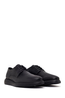 Male Black Lace-up Leather Casual Shoes | Derimod