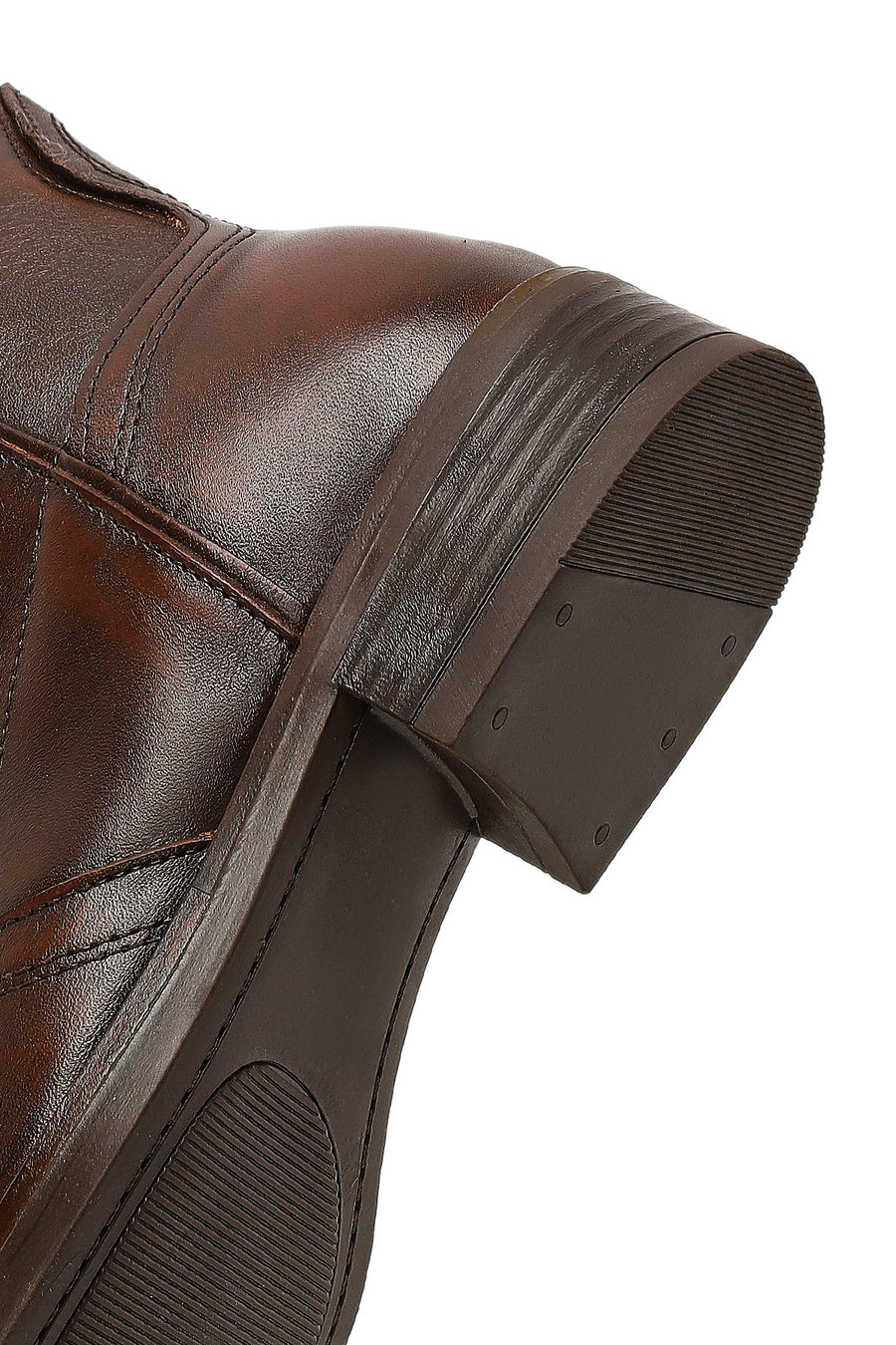 Women's Brown Leather Cowboy Boot