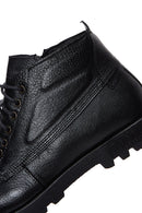 Men's Leather Casual Zipper Boots | Derimod