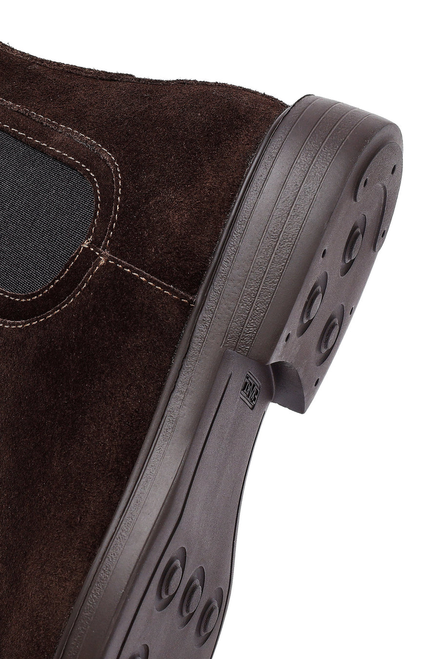 Male Brown Suede Chelsea Boots