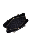 Woman Black Classic Shoulder Bag with Long Strap | Derimod