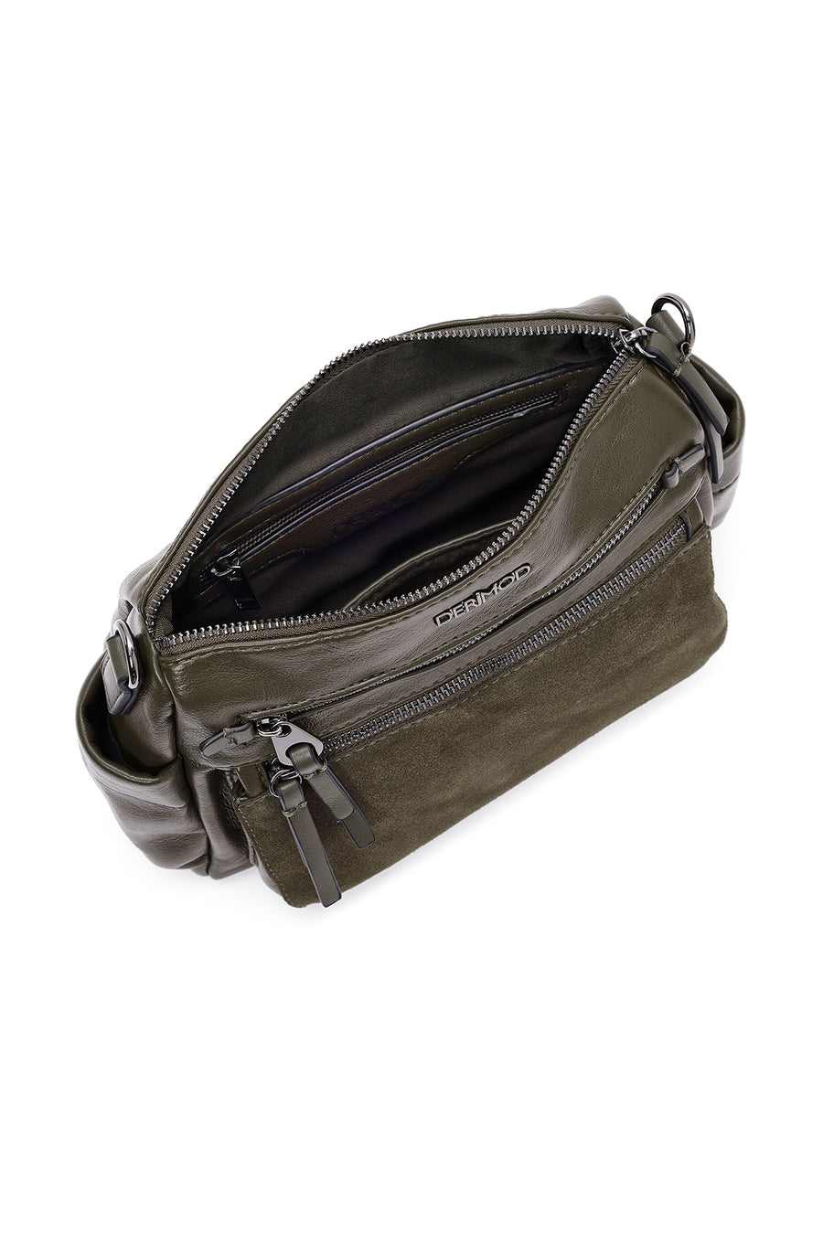 Women's Green Long Strap Crossbody Bag
