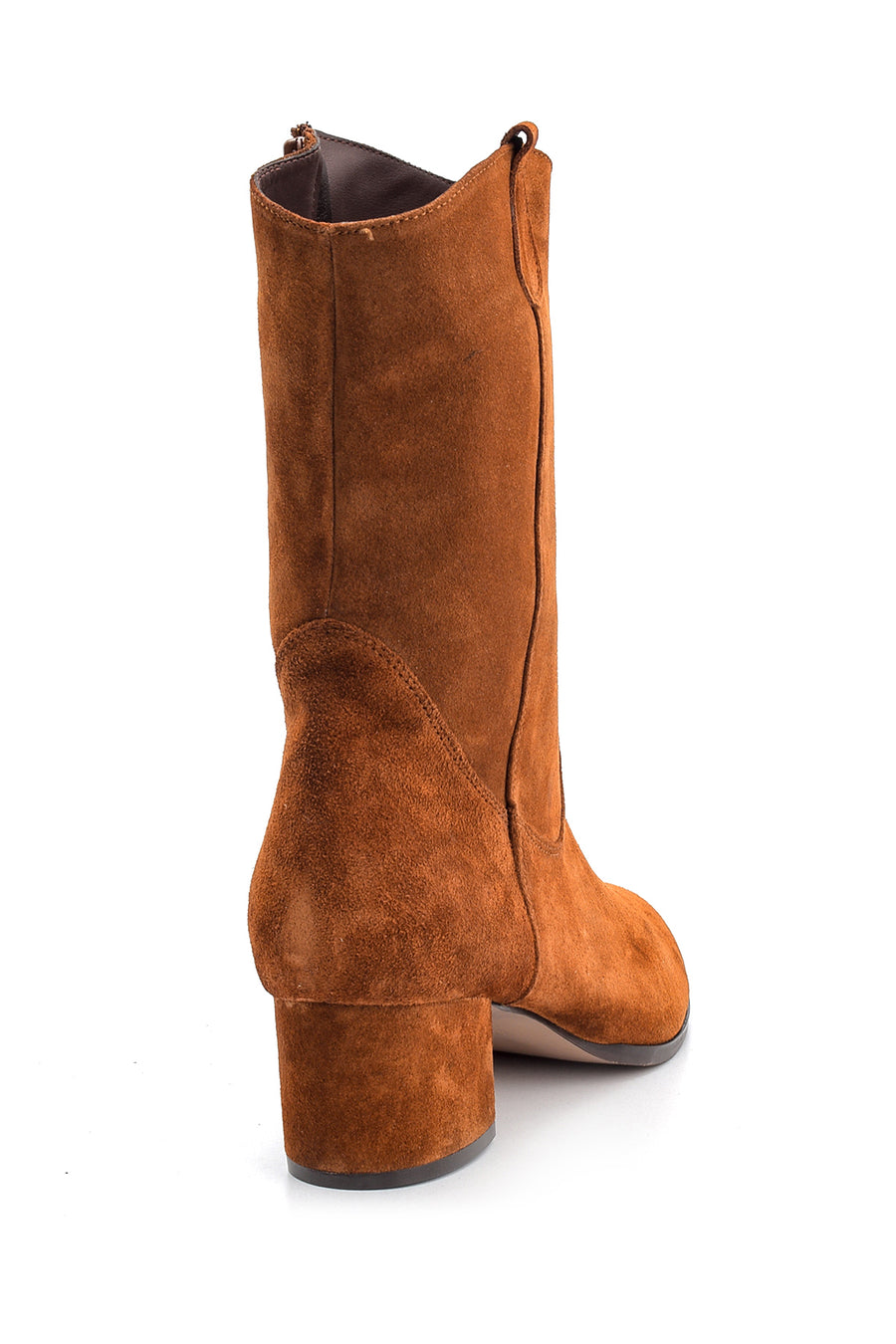 Women's Suede Leather Heeled Boots