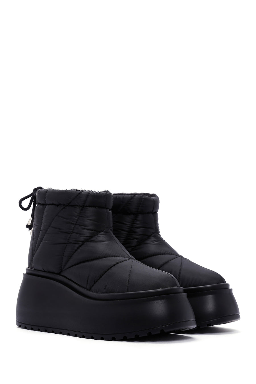 Women's Black Thick Soled Boots