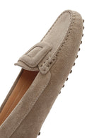 Women's Mink Suede Leather Loafer | Derimod