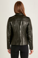 Gigi Women's Leather Jacket | Derimod