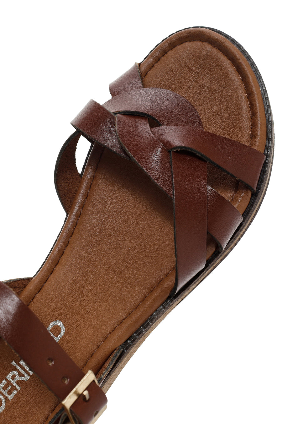 Women's Brown Leather Bodrum Sandals