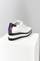 High-Sole Women's Leather Sports Shoes | Derimod