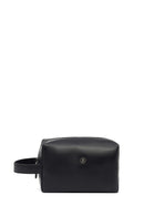 Men's Black Leather Mini Handbag | Derimod