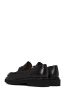 Male Black Leather Casual Loafer | Derimod