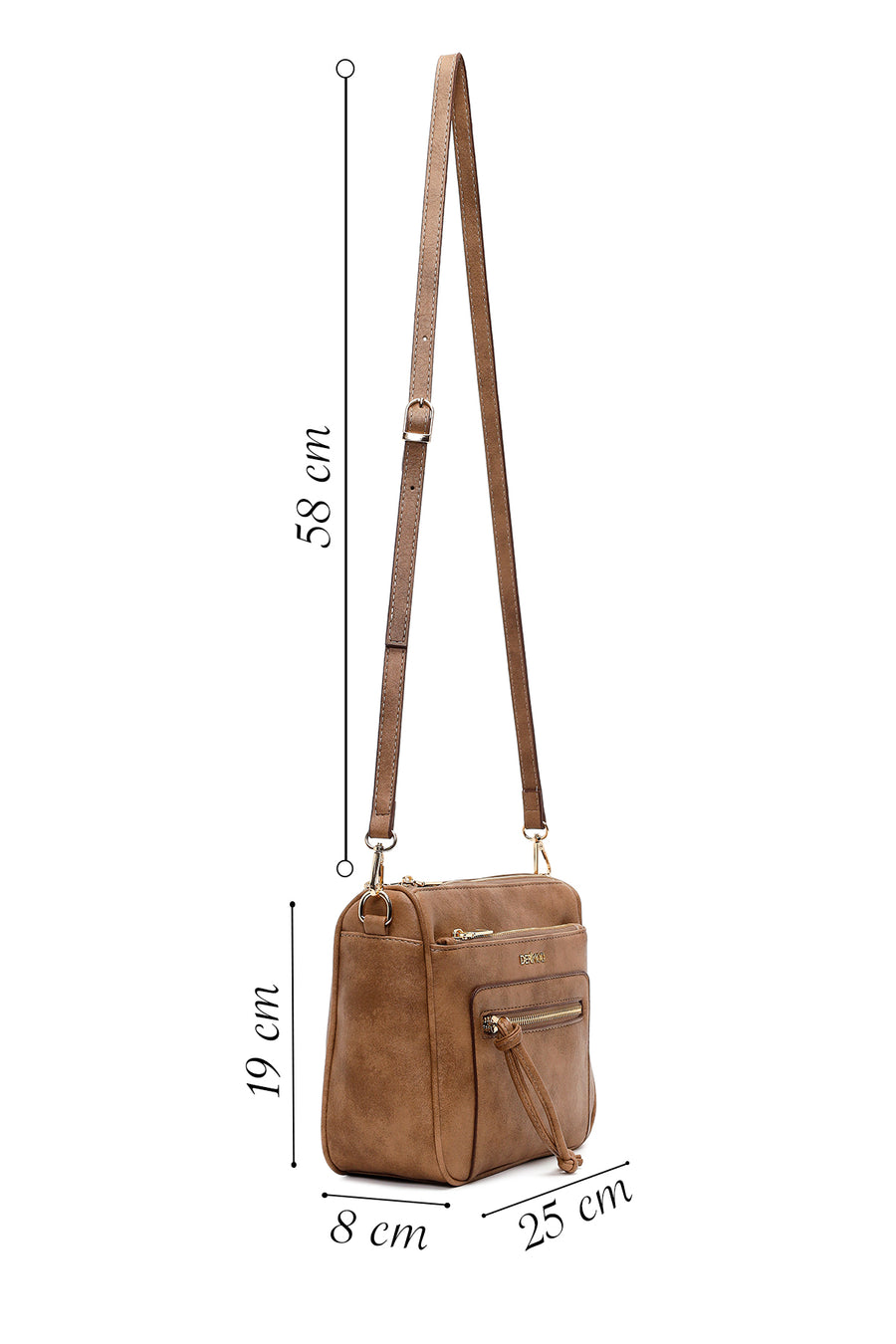 Woman Mink Crossbody Bag
