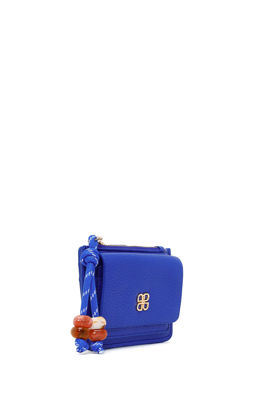 Woman Blue Charm Card Holder