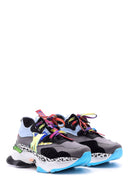 Women's Colorful High-Sole Sneaker | Derimod