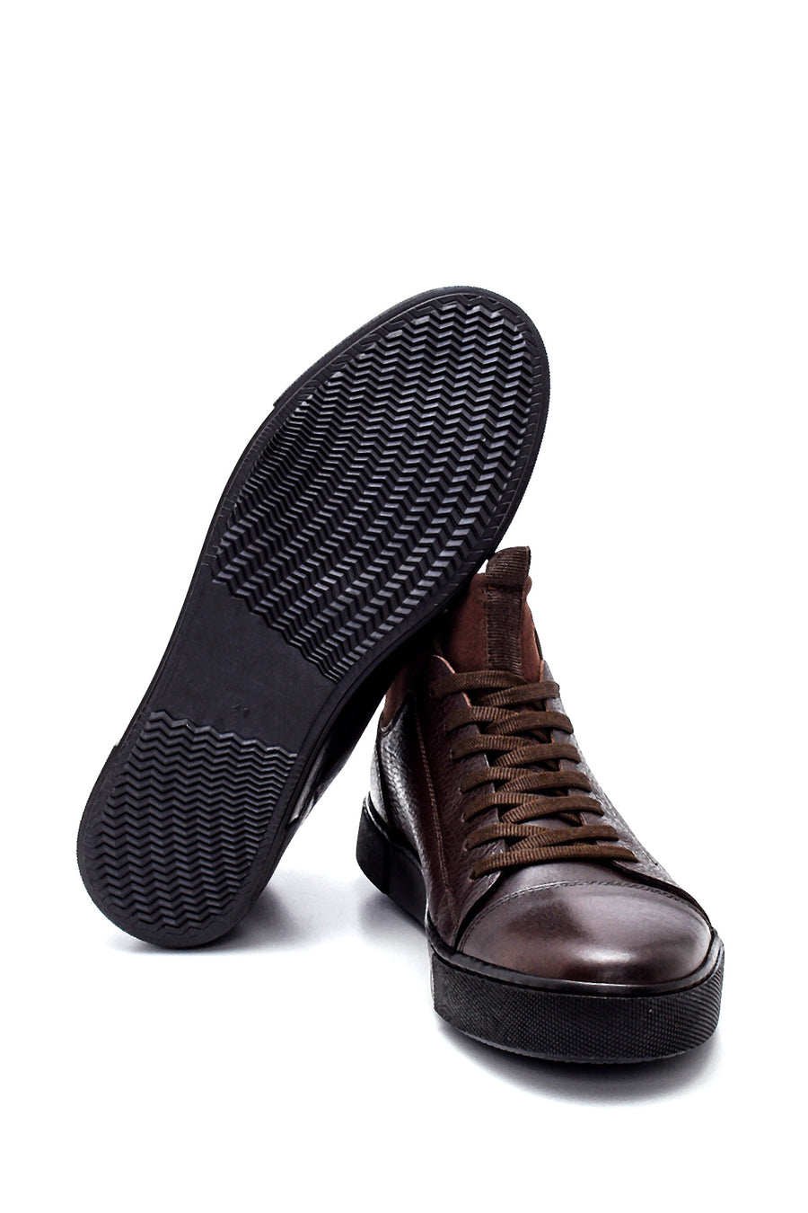 Men's Leather High-top Sneaker