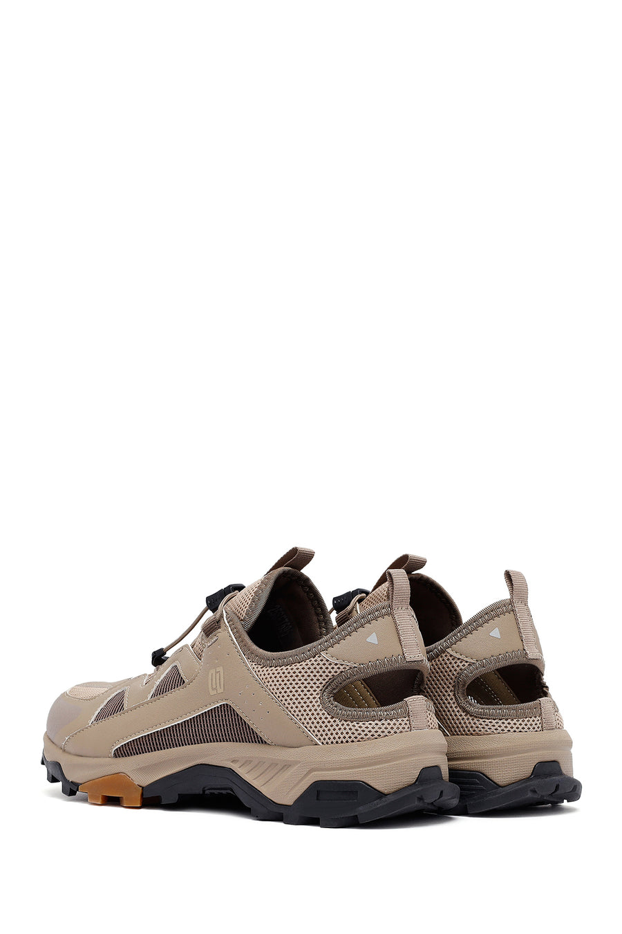 Men's Beige Leather Casual Shoes