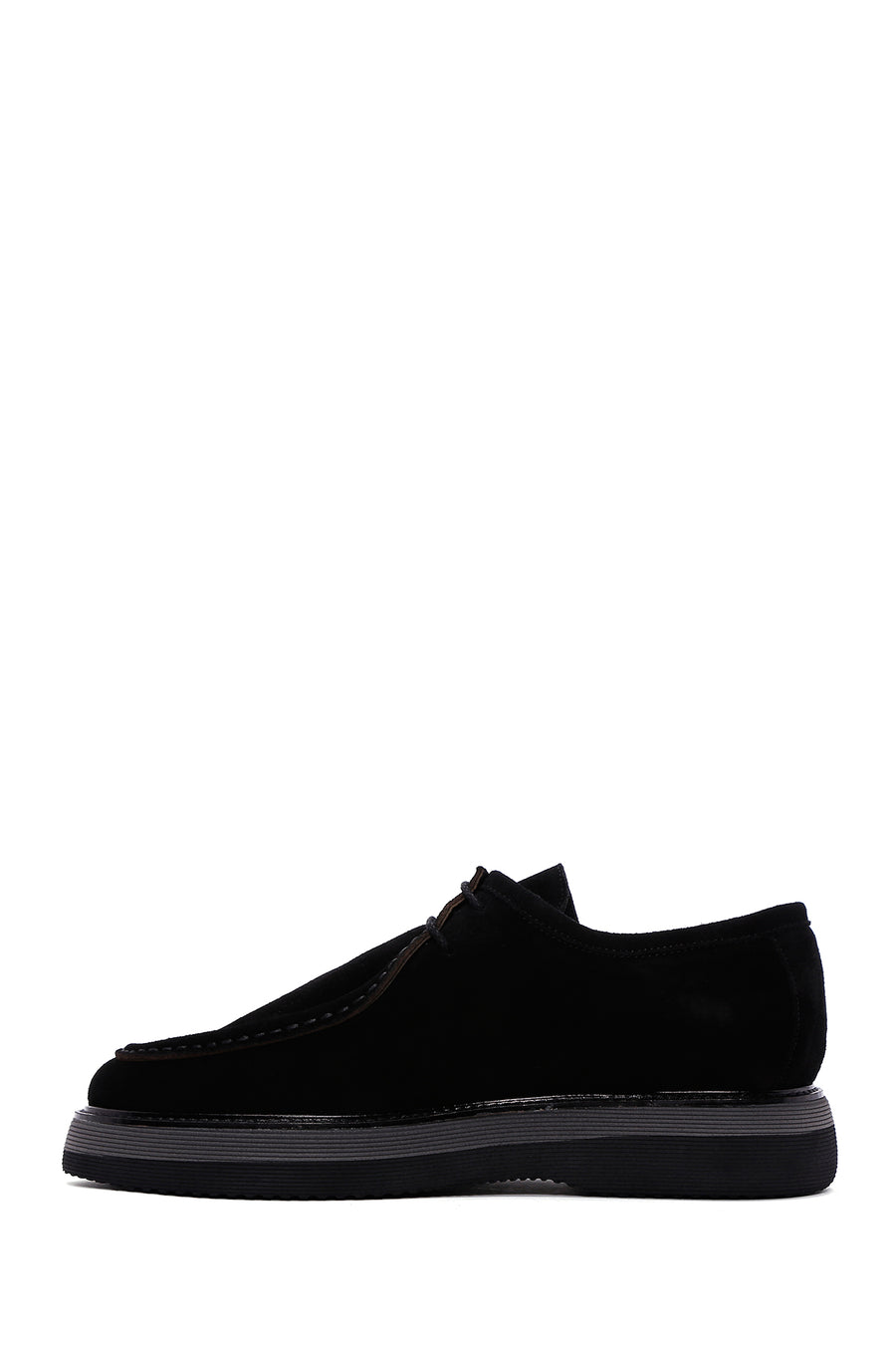 Men's Black Suede Leather Casual Shoes