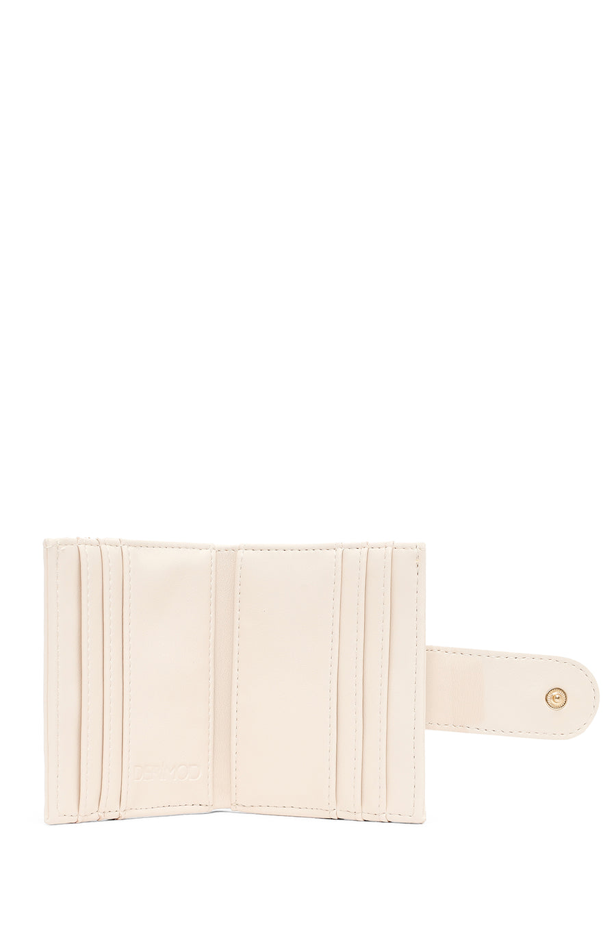 Woman Cream Quilted Card Holder