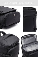 D-Pack Unisex Black Fabric Backpack | Derimod