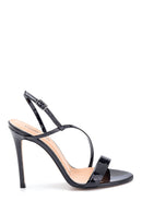 Women's Patent Leather Heeled Sandals | Derimod