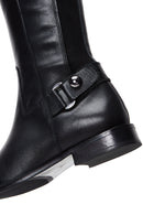 Women's Black Zipper Buckle Detail Boots | Derimod