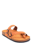 Women's Nubuck Leather Slippers | Derimod