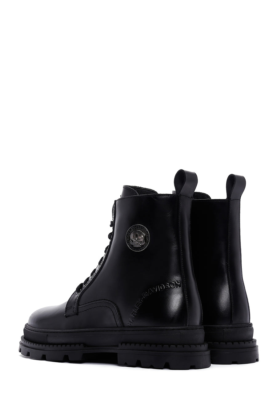 Harley Davidson Men's Black Asrid Exc Leather Boots