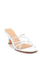 Women's Leather Heeled Slippers | Derimod