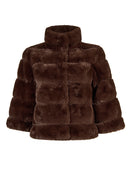 Dolomiti Woman Brown Short Teddy Coats | Derimod