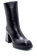 Women's Leather Heeled Boots | Derimod