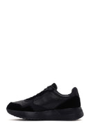 Alberto Guardiani Men's Black Winner Thick Soled Leather Sneaker | Derimod