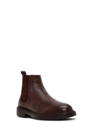 Men's Brown Leather Chelsea Boots | Derimod