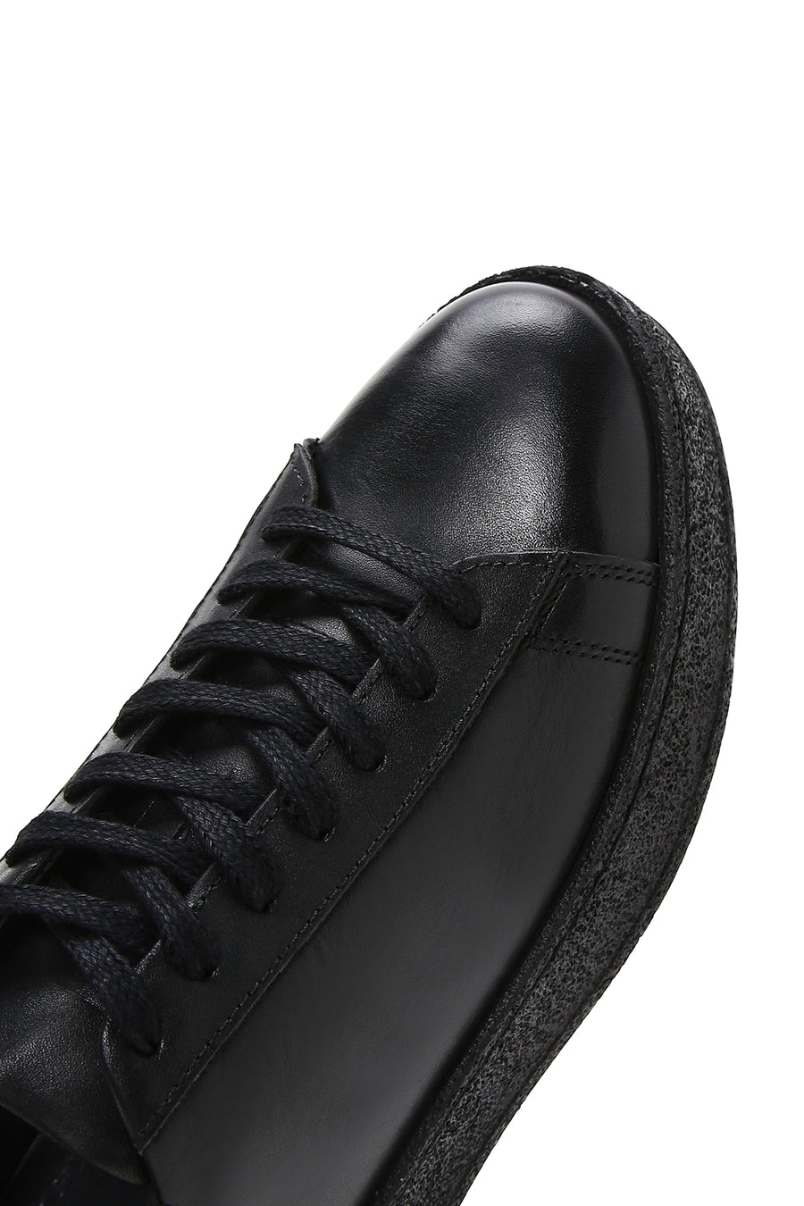 Erkek Siyah Deri Sneaker