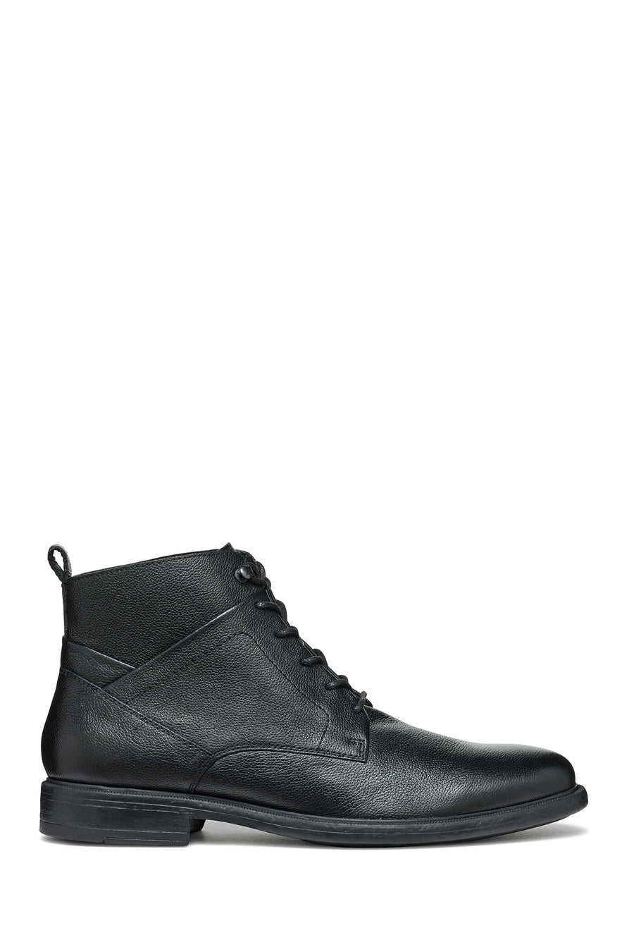Geox Men's Black Terence Lace-Up Leather Combat Boots U467HA00075C9999 | Derimod