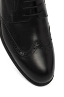 Men's Black Laced Leather Classic Shoes | Derimod
