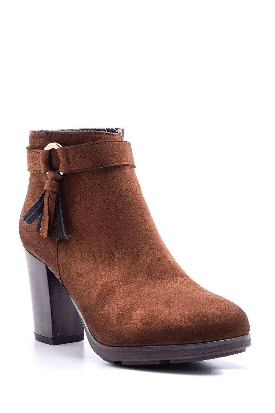 Women's Suede Heeled Boots